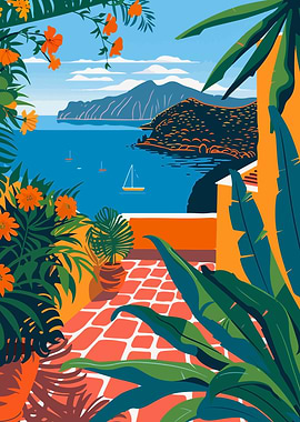 Tropical Patio View Italy