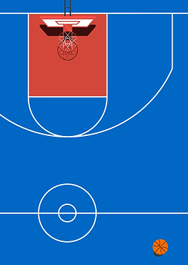 Basketball Court Top View