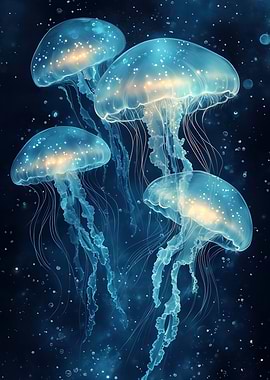 Glowing Jellyfish