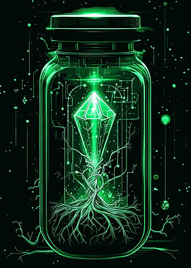 Lunarcore - Glowing Crystal Tree