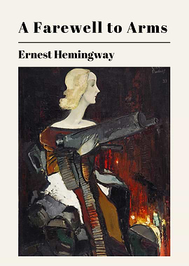Farewell to Arms Vintage Book Cover