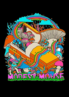 Modest Mouse Coffin Art