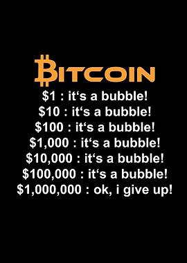 Bitcoin Is A Bubble Meme
