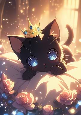 Cute Kitten King