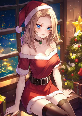 Anime Christmas Girl