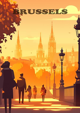 Brussels Cityscape