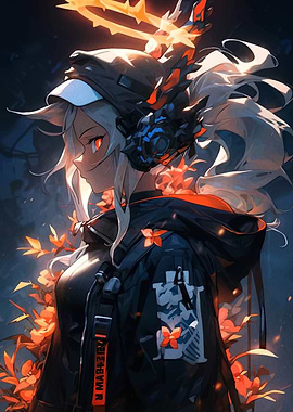 Anime Girl with Halo