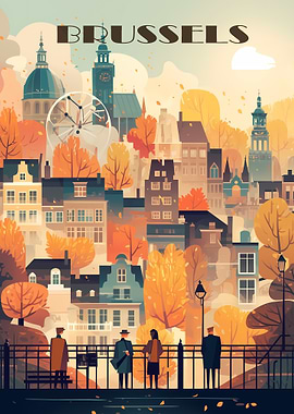 Brussels Cityscape