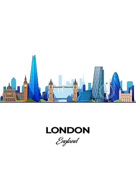 London Skyline Illustration