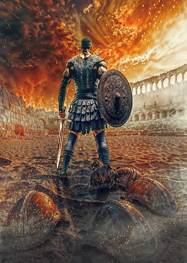 The fight of theGladiator