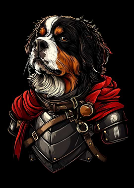 Bernese Mountain Dog Knight