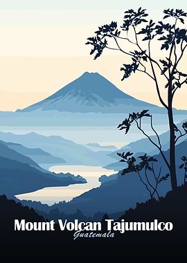 Mount Volcan Tajumulco, Guatemala