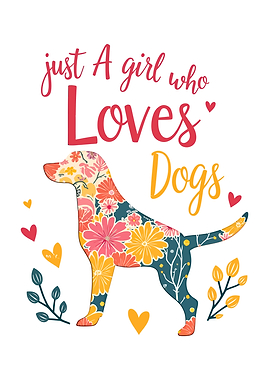 Dog Lover Floral Design