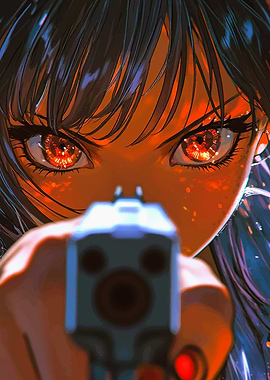 Girl Gun Anime Poster