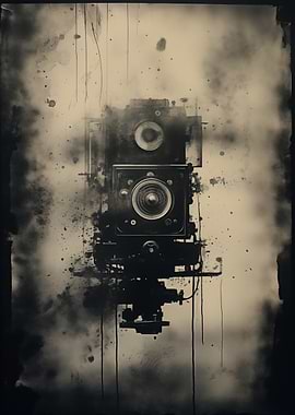 Vintage Camera Silhouette
