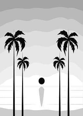 Palm Trees Silhouette