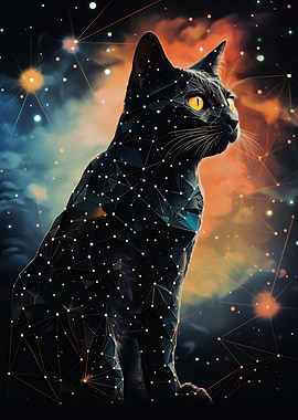 Black Cat in Space