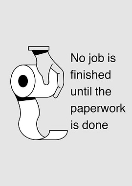 Funny Toilet Paperwork