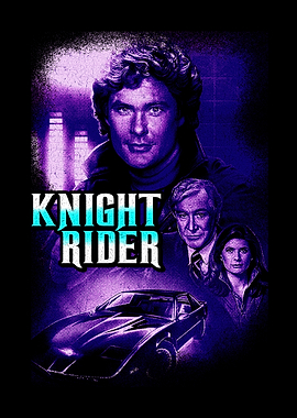 Knight Rider Retro Poster