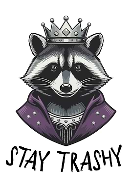 Trashy Raccoon King