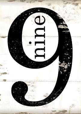 Number Nine Wall Art
