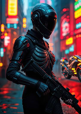 Cyberpunk Warrior