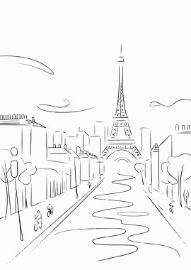 Eiffel Tower Sketch