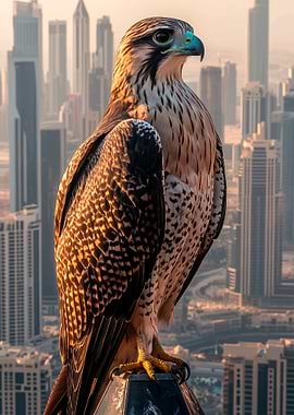 Falcon Over Dubai