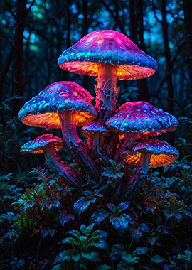 Enchanted Mushroom Grove