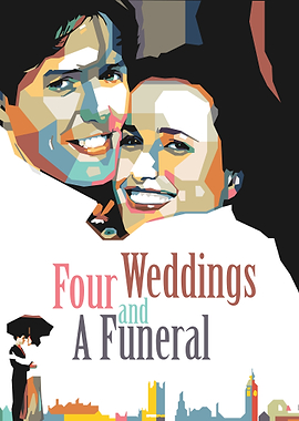 Four Weddings and a Funeral Poster