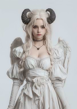 Angel with Horns
