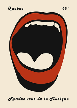 Quebec Music Festival Poster