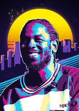 Kendrick Lamar Retro 70s