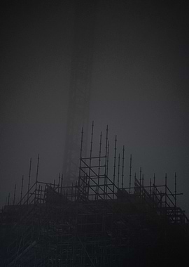 Cathedral of scaffolding