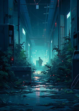 Overgrown City Corridor