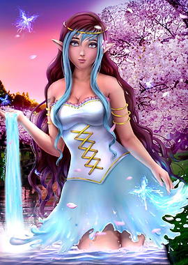 Magical Elf Mizuna with wa