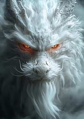 White Dragon Close-Up