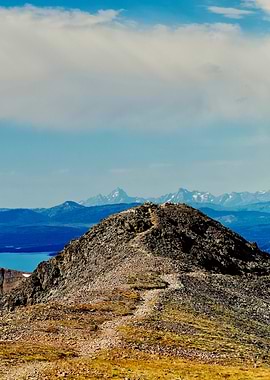 Avalanche Peak with Grand Tetons in the Distance
