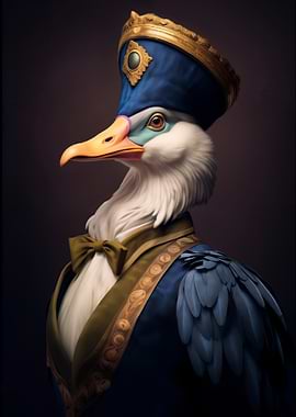 Goose in Formal Attire