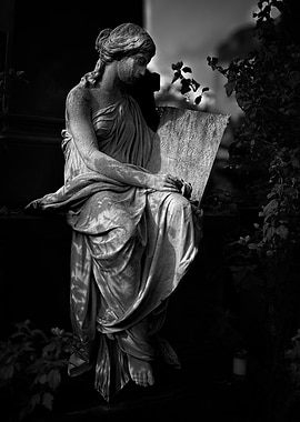 Mourning Angel Statue