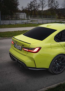 BMW M3 Competition Sao Paulo Yellow