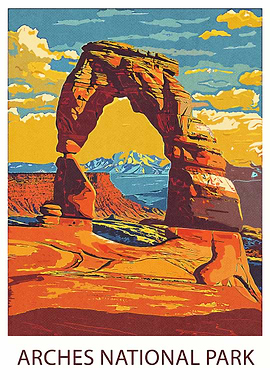 Arches National Park Poster