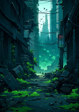 Post-Apocalyptic City Alley