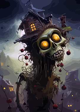 Goosebumps House Head