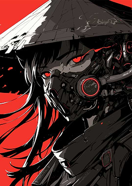 Cyberpunk Samurai Girl