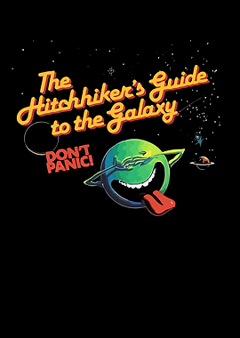 Hitchhiker's Guide Galaxy Art