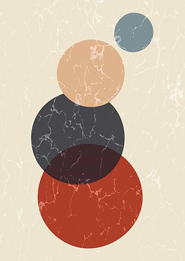 Abstract Circle Art Print