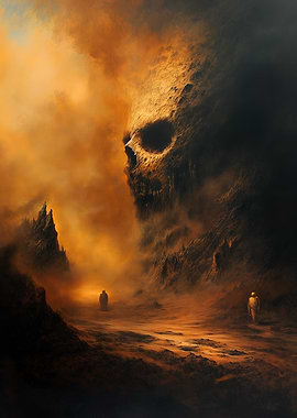 Skull Mountain Landscape