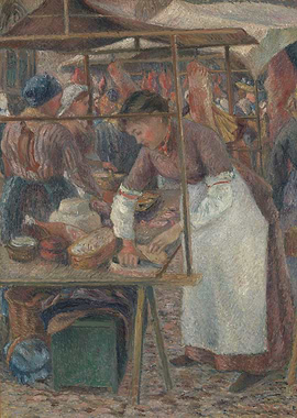 Market Stall Painting