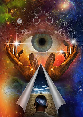 Cosmic Eye and Hands